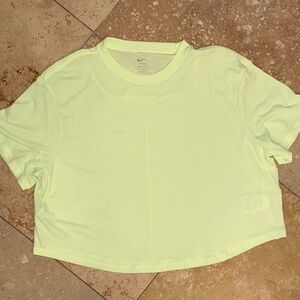 Nike Women's Light Green/Lime Short Sleeve Tee